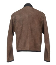Load image into Gallery viewer, Dolce &amp; Gabbana Elegant Leather &amp; Wool Blend Jacket

