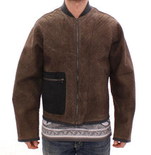 Load image into Gallery viewer, Dolce &amp; Gabbana Elegant Leather &amp; Wool Blend Jacket
