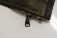 Load image into Gallery viewer, Dolce &amp; Gabbana Elegant Leather &amp; Wool Blend Jacket
