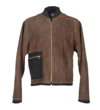 Load image into Gallery viewer, Dolce &amp; Gabbana Elegant Leather &amp; Wool Blend Jacket
