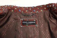 Load image into Gallery viewer, Dolce &amp; Gabbana Exclusive Boxer Print Bordeaux Leather Jacket
