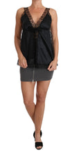 Load image into Gallery viewer, Dolce &amp; Gabbana Sultry Silk Blend Lingerie Top in Black

