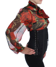 Load image into Gallery viewer, Dolce &amp; Gabbana Elegant Black Floral Brocade Corset Belt
