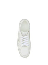 Load image into Gallery viewer, Fendi Elegant Low Top Calfskin Sneakers in White
