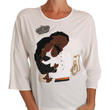 Load image into Gallery viewer, Dolce &amp; Gabbana Elegant Silk Blend Crewneck Blouse
