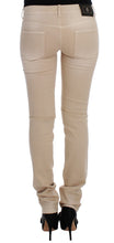 Load image into Gallery viewer, Cavalli Beige Cotton Stretch Slim Fit Jeans
