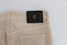 Load image into Gallery viewer, Cavalli Beige Cotton Stretch Slim Fit Jeans
