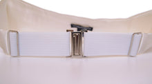 Load image into Gallery viewer, Dolce &amp; Gabbana White Waist Tuxedo Smoking Belt Cummerbund
