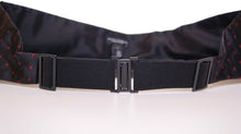 Load image into Gallery viewer, Dolce &amp; Gabbana Elegant Silk Black Cummerbund with Red Polka Dots
