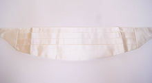 Load image into Gallery viewer, Dolce &amp; Gabbana White Waist Tuxedo Smoking Belt Cummerbund
