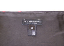 Load image into Gallery viewer, Dolce &amp; Gabbana Exquisite Black Silk Cummerbund with Red Polka Dots
