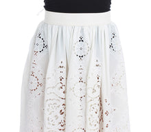 Load image into Gallery viewer, Dolce &amp; Gabbana Elegant Floral Ricamo Silk Skirt
