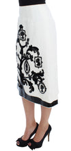 Load image into Gallery viewer, Dolce &amp; Gabbana Elegant Floral Brocade High-Waist Skirt
