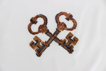 Load image into Gallery viewer, Dolce &amp; Gabbana Ivory Sequined Silk Blouse Top
