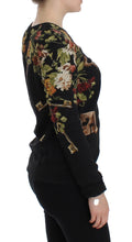 Load image into Gallery viewer, Dolce &amp; Gabbana Elegant Medieval Print Silk Blouse
