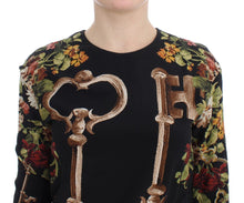 Load image into Gallery viewer, Dolce &amp; Gabbana Elegant Medieval Print Silk Blouse
