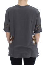 Load image into Gallery viewer, Dolce &amp; Gabbana Enchanted Sicily Silk Blouse with Knight Print
