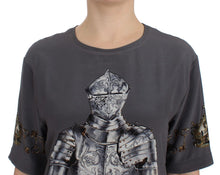 Load image into Gallery viewer, Dolce &amp; Gabbana Enchanted Sicily Silk Blouse with Knight Print
