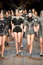 Load image into Gallery viewer, Dolce &amp; Gabbana Crystal Embellished Knight Inspired Top
