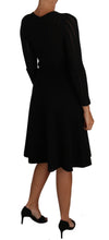 Load image into Gallery viewer, Dolce &amp; Gabbana Elegant Black Knitted Sheath Dress
