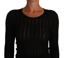 Load image into Gallery viewer, Dolce &amp; Gabbana Elegant Black Knitted Sheath Dress
