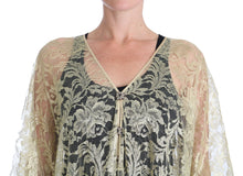 Load image into Gallery viewer, Dolce &amp; Gabbana Golden Floral Lace Kaftan Sundress
