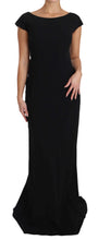 Load image into Gallery viewer, Dolce &amp; Gabbana Elegant Black Maxi Sheath Dress

