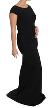 Load image into Gallery viewer, Dolce &amp; Gabbana Elegant Black Maxi Sheath Dress
