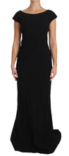 Load image into Gallery viewer, Dolce &amp; Gabbana Elegant Black Maxi Sheath Dress
