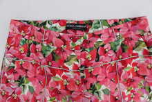 Load image into Gallery viewer, Dolce &amp; Gabbana Multicolor Floral Silk Capri Pants

