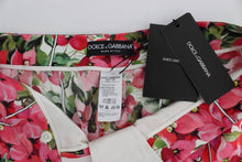 Load image into Gallery viewer, Dolce &amp; Gabbana Multicolor Floral Silk Capri Pants
