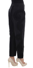 Load image into Gallery viewer, Dolce &amp; Gabbana Black Cotton Stretch Torero Capris Pants
