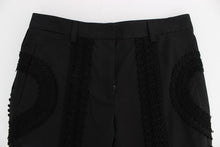 Load image into Gallery viewer, Dolce &amp; Gabbana Black Cotton Stretch Torero Capris Pants
