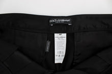 Load image into Gallery viewer, Dolce &amp; Gabbana Black Cotton Stretch Torero Capris Pants
