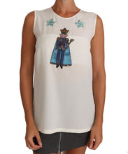 Load image into Gallery viewer, Dolce &amp; Gabbana Enchanted Sequined Silk Sleeveless Top
