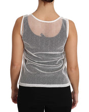 Load image into Gallery viewer, Dolce &amp; Gabbana Elegant White Sheer Sleeveless Top

