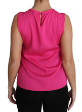 Load image into Gallery viewer, Dolce &amp; Gabbana Elegant Pink Silk Family Tank Top Shirt
