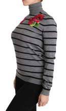 Load image into Gallery viewer, Dolce &amp; Gabbana Elegant Embroidered Cashmere-Silk Sweater
