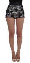 Load image into Gallery viewer, Dolce &amp; Gabbana Sequined High Waist Designer Mini Shorts
