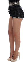 Load image into Gallery viewer, Dolce &amp; Gabbana Crystal Sequined Silk High Waist Shorts
