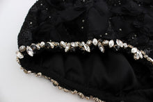 Load image into Gallery viewer, Dolce &amp; Gabbana Crystal Sequined Silk High Waist Shorts
