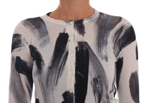 Load image into Gallery viewer, Dolce &amp; Gabbana Elegant Silk Stroke-Pattern Sweater
