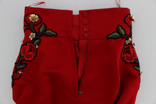 Load image into Gallery viewer, Dolce &amp; Gabbana Enchanted Sicilian Rose Embroidered Mini Shorts
