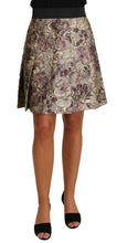 Load image into Gallery viewer, Dolce &amp; Gabbana Floral Jacquard A-Line Skirt Delight
