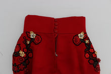 Load image into Gallery viewer, Dolce &amp; Gabbana Enchanted Sicily Embroidered Silk Shorts
