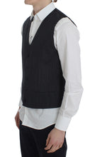 Load image into Gallery viewer, Dolce &amp; Gabbana Elegant Gray Striped Wool Vest
