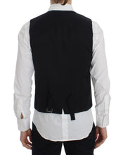 Load image into Gallery viewer, Dolce &amp; Gabbana Elegant Gray Striped Wool Vest
