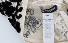 Load image into Gallery viewer, Dolce &amp; Gabbana Elegant Floral Lace Cap Sleeve Maxi Dress
