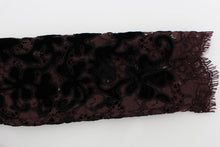 Load image into Gallery viewer, Dolce &amp; Gabbana Elegant Purple Floral Lace Maxi Dress
