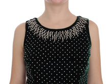 Load image into Gallery viewer, Dolce &amp; Gabbana Enchanted Emerald Velvet Crystal Maxi Dress
